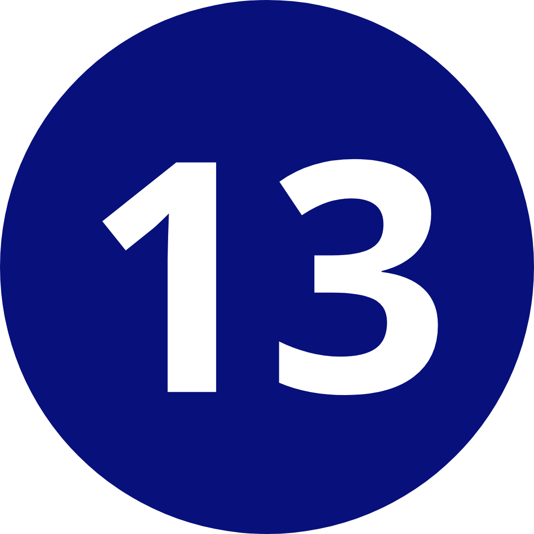 number thirteen