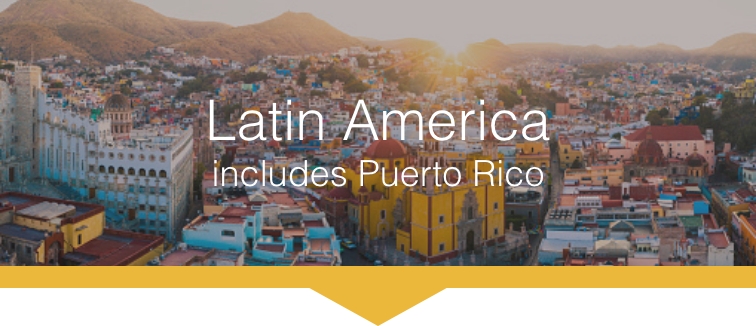 Latin America (includes Puerto Rico) - Currently Selected