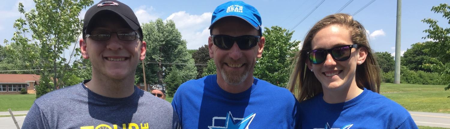 Gale Fritsche and his children