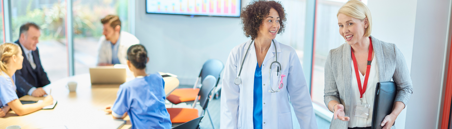 Medical and business professionals