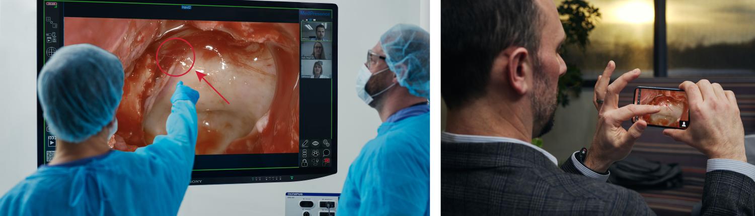 MedPresence enables telestration during live procedures